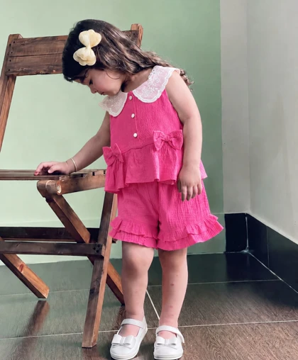 کراپ و شلوارک بچگانه سانای