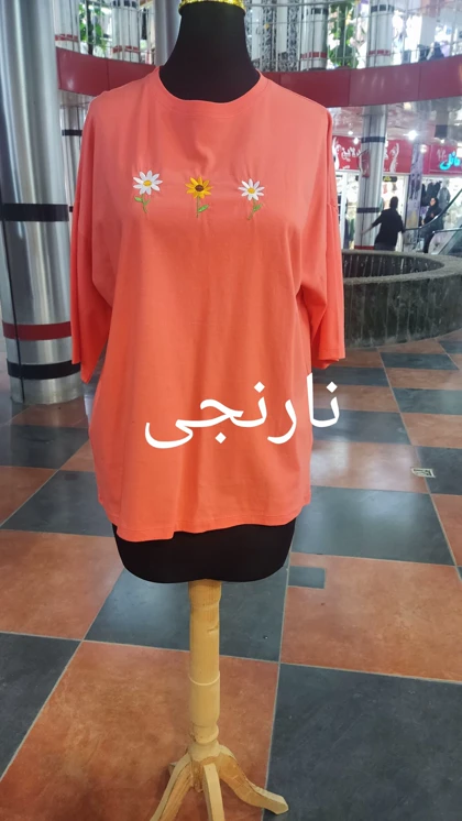 تیشرت یقه گرد زنانه کد548