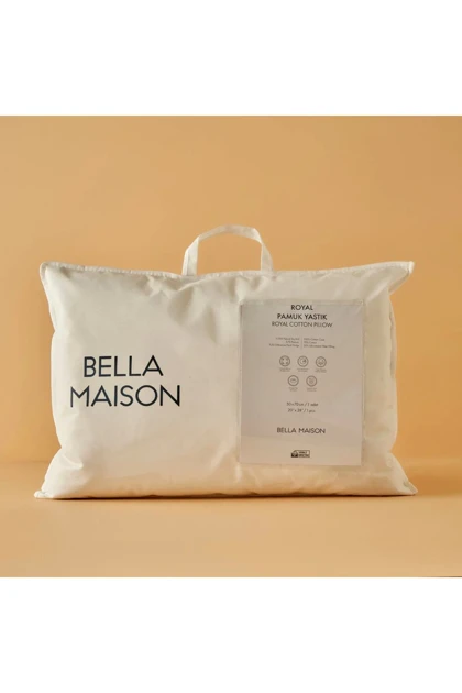 بالش پنبه‌ای Bella Maison مدل Royal - سفید