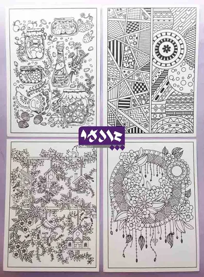 پک رنگ آمیزی بزرگسالان مدل فانتزی