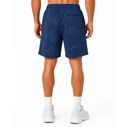 شلوارک ورزشی مردانه نایک مدل Dri Fit-9128 چریکی سرمه ای