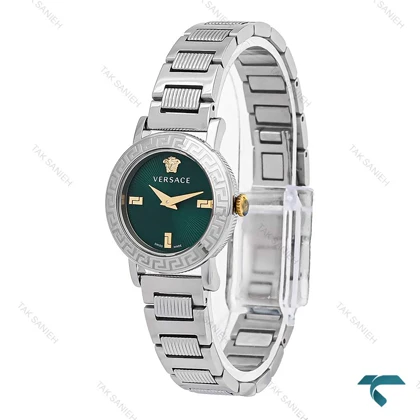 ساعت ورساچه Petit زنانه نقره ای صفحه سبز Versace-6358-L