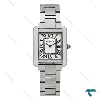 ساعت مچی کارتیه تانک زنانه سیلور مدیوم Cartier-8371-L