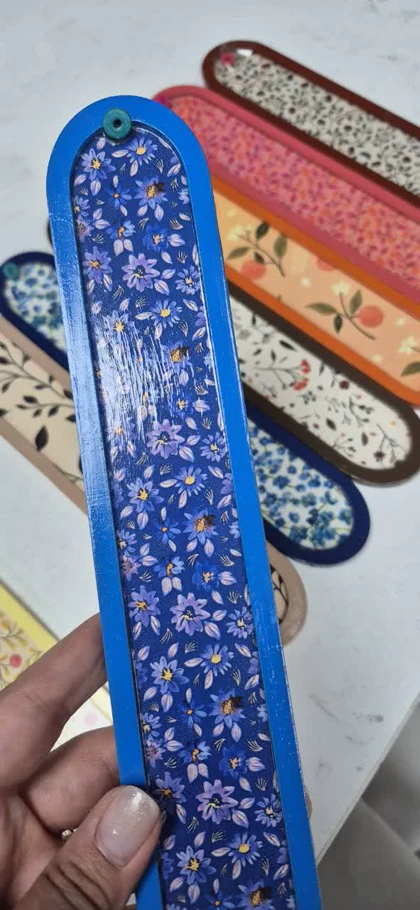 جاعودی چوبی گل‌دار