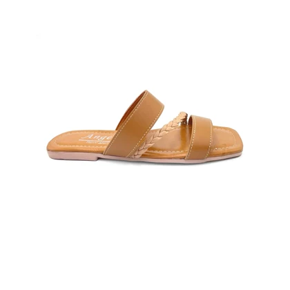 کفش صندل زنانه مدل sandal - 0020_Cognac