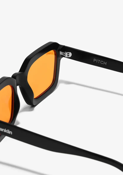 عینک آفتابی دی فرانکلین مدل D.franklin Pitch Black / Orange