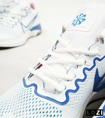 کفش کتانی مردانه سفید آبی NIKE airmax alpha trainer