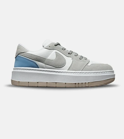 کفش مردانه و زنانه سفید طوسی آبی NIKE AIR FORCE مدل 8327