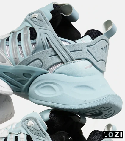 کفش کتانی مردانه و زنانه سفید آبی ADIDAS performance x9000l4