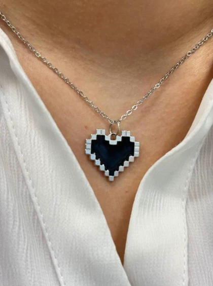 زنجیر پلاک قلب