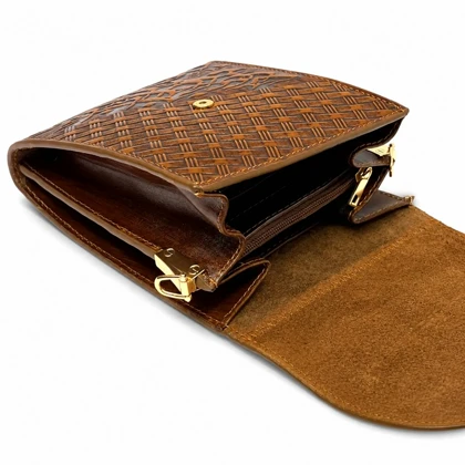 کیف چرم طبیعی مدل نگار کد 207075