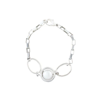 دستبند زنانه طرح حلقه مرواریدی