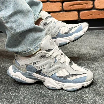 کتانی اسپرت مردانه و زنانه مدل نیوبالانس 9060 NEW BALANCE رنگ طوسی کد 8976