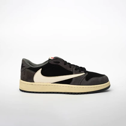 کفش کتانی جردن 1 تراویس اسکات خاکستری کد 294664