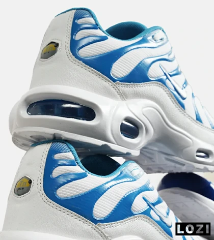کفش کتانی مردانه و زنانه سفید آبی NIKE AirMax Plus TN Ultra