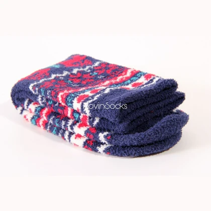 جوراب حوله ای طرح گوزن کریسمس ( جوراب گرم)