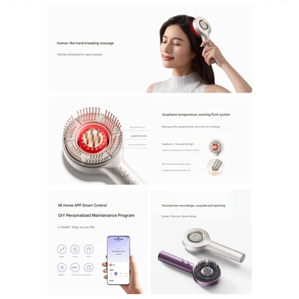 ماساژور و دستگاه مراقبت از پوست سر میجیا شیائومی (MJTBAMS01XM)Xiaomi Mijia Comb هوشمند