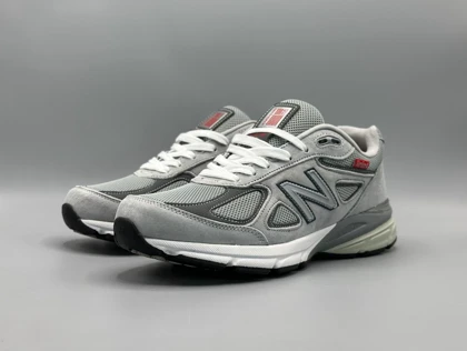 کتانی نیوبالانس 990 وی4 طوسی قرمز/ New Balance