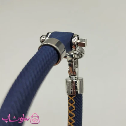 دستبند امگا رابر سرمه ای مردانه سایز لارج کیفیت مستر (طراحی جدید) کد 1350