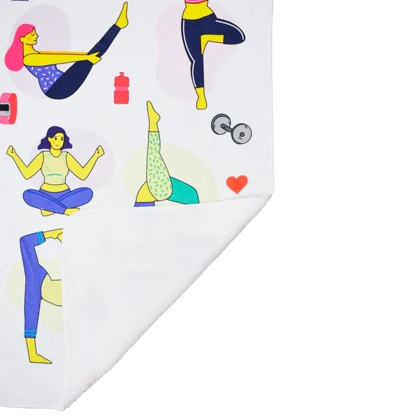 حوله ورزشی مدل Relax-403M0615 ابعاد 100 در 48 سانتی متر