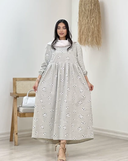 پیراهن کمرچین ساره(76)کد:5111