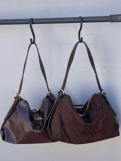 کیف دوشی چرمی دخترانه و زنانه نازگل