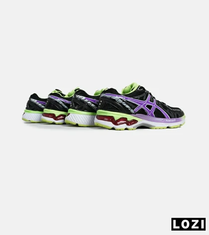 کفش کتانی زنانه مشکی بنفش ASICS KAYANO 20