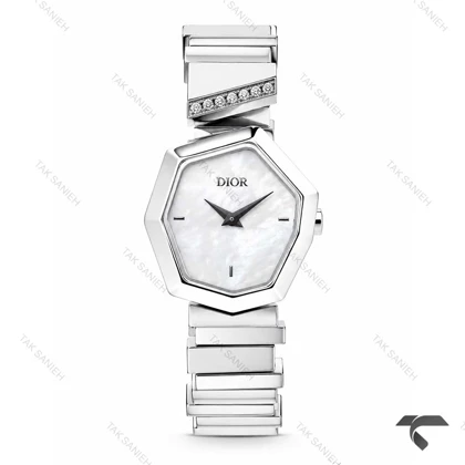 ساعت دیور Gem Dior زنانه سیلور صفحه سفید صدفی Dior-10763-L