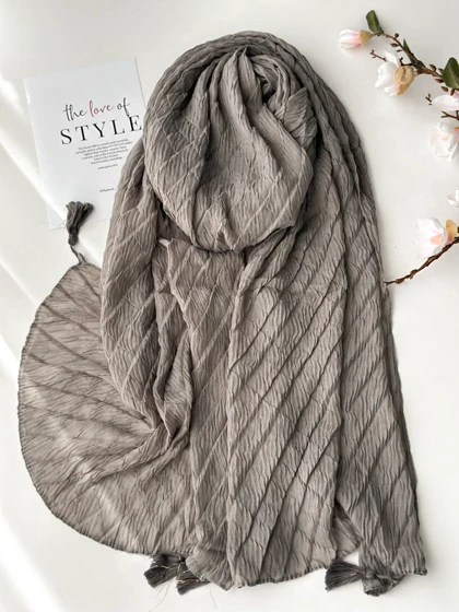 شال پلیسه مربعی