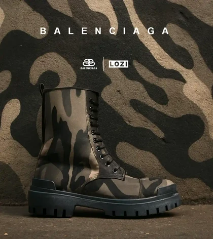 بوت مردانه چریکی BALENCIAGA مدل 6382