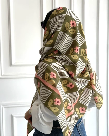 روسری نخی کد R695