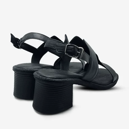 کفش صندل زنانه چرم طبیعی مونو mono مدل J0146