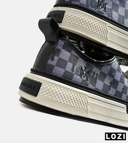 کفش اسنیکرزمشکی خاکستری Amiri Checkered