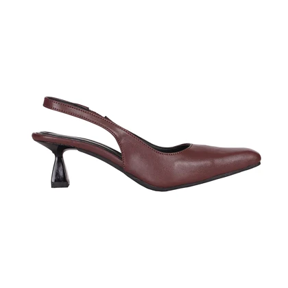 کفش پاشنه‌دار مدل برنا_قهوه ای کد 3003