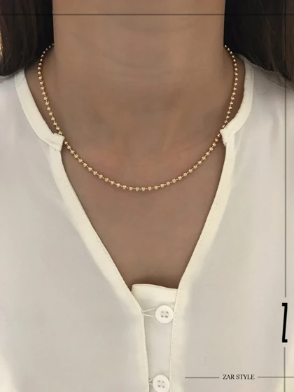 گردنبند البرنادو تراش آینه‌ای