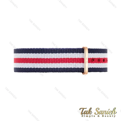 بند برزنتی ساعت دنیل ولینگتون زنانه رزگلد کانتربری DW-Strap-4244-L