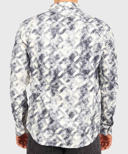 پیراهن پشمی مردانه طرحدار 0187