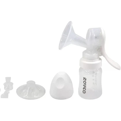 شیردوش دستی روکو Rovco همراه با شیشه شیر 180 میل و پد ماساژور سیلیکونی