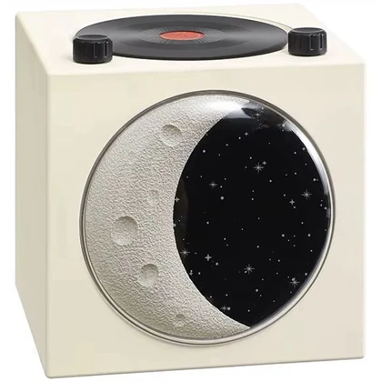 اسپیکر بلوتوثی مدل MOON light طرح گرامافون