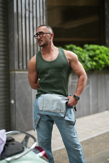 رکابی تنک تاپ قهرمانی آیسان اسلامی سبز تیره