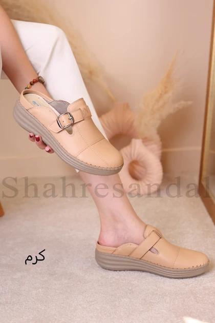 کفش صندل جلو بسته زنانه سارا