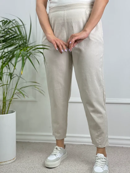 شلوار لینن مام استایل