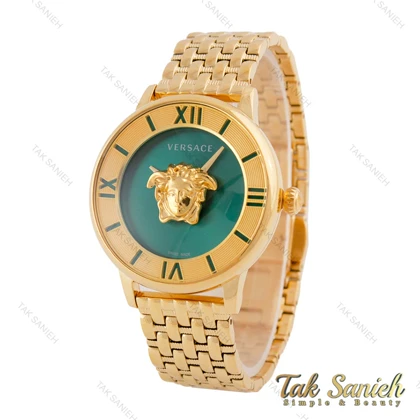 ساعت ورساچه La Medusa طلایی صفحه سبز زنانه Versace-5622-L
