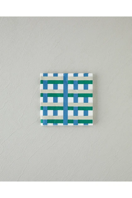 دستمال کاغذی English Home مدل Retro Plaid - سبز