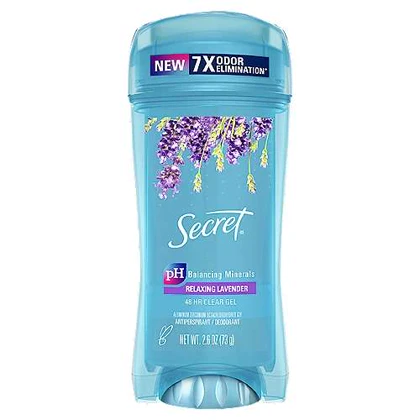 دئودرانت ژله ای سکرت Secret با رایحه Relaxing Lavender حجم 73 گرم