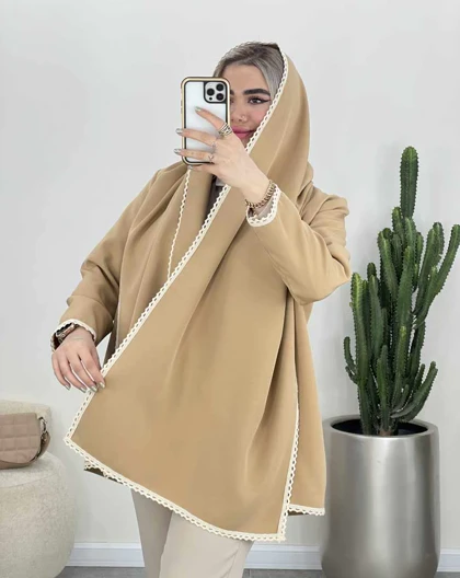 ست کت و شال مزونی (70)کد3528