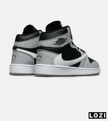 کفش کتانی ساق‌دار مردانه و زنانه مشکی سفید طوسی NIKE travis scott مدل 8387