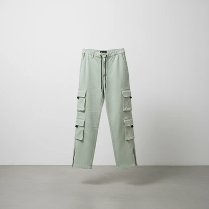 شلوار مردانه شش جیب پایین زیپ مدل Hesam-سبز