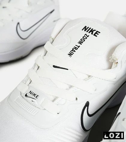 کفش کتانی مردانه و زنانه سفید نایک NIKE air zoom مدل 7183