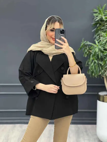 مانتو ژیله دکمه دار